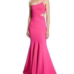Likely Pink Cut-Out Evening Gown